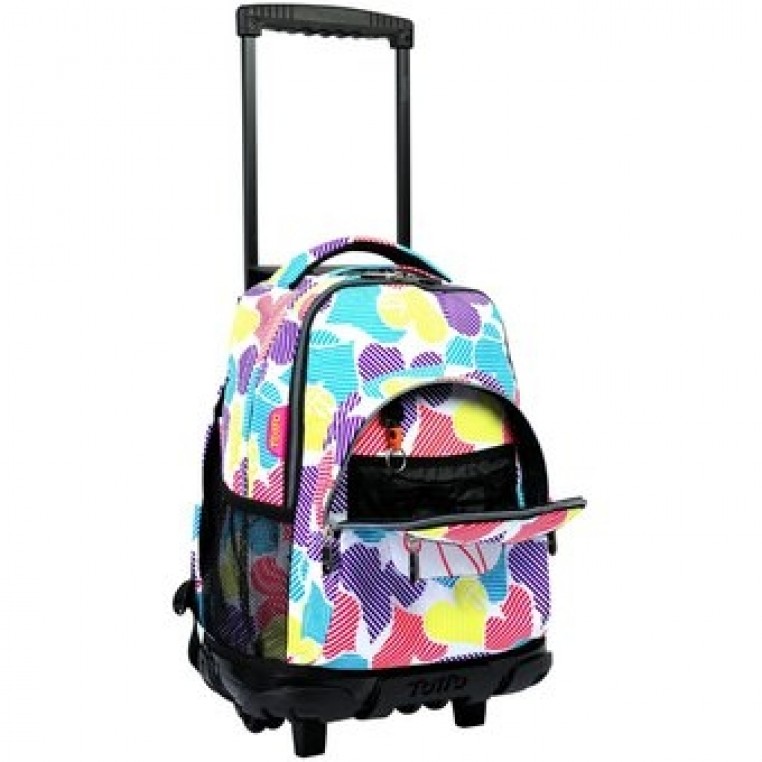 Mochila totto corazones con ruedas deals