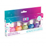set 5 esmaltes de uñas para niñas confetti 