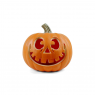 Calabaza Con Luz Led 24x22cm Decoración Halloween F&m