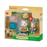 Exploracion Gato Latte Y Bebé Sylvanian Families Juguete