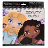 Cuaderno para dibujar y diseñar rostros juguete niñas /os Fashion Angels
