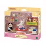 Sylvanian Families 5709 Set De Juegos Bebés Panda Y Conejo