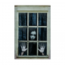 Ventana Falsa Con Mujer 120x80cm Adorno Decoracion Halloween