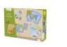 Set 4 Puzzles Didacticos Para Memorizar Loto Juego Niños /as