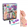 Set Manualidades Labiales, Esmaltes Y Sticker Tatuajes Niñas
