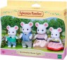 Familia de ratones Marshmallow Sylvanian Families