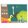 Set 3 Puzzles Rompecabezas De Aves Avenue Mandarine