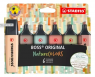 Destacadores Stabilo Boss Nature Colors Pack X 6 Tintas