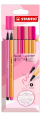 Set 8 Tiralineas Marcadores Stabilo Rosa Point 88 Pen 68 Rosa
