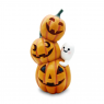 Adorno Calabaza Fantasma Con Luz Led 38cm Halloween Deco