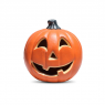 Adorno Calabaza Con Luz Led 25x24cm Halloween Deco Hopetoys