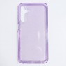 Carcasa Morada Brillo Galaxy A25 Antibacterial Mata 99% Bac