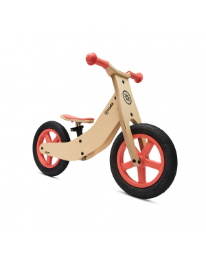 Bicicleta de Aprendizaje Madera Rosada Roda
