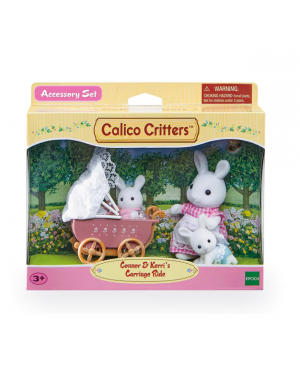 Sylvanian Families Carrito Bebés Con Mamá Conejo Ternurines