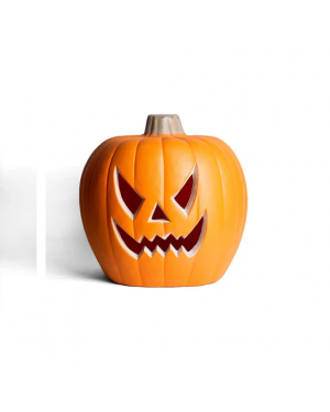 Calabaza Gigante 50x48cm Con Luz Led Deco Halloween F&m