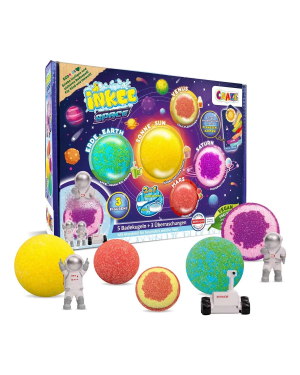 Bombas Baño Efervescentes Y Tarjetas Planetas Para Niños