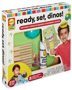 Set de manualidades Figuras de dinosaurios Niños/as Alex
