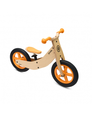 Bicicleta Aprendizaje Madera Naranja Roda Clasica Juguete