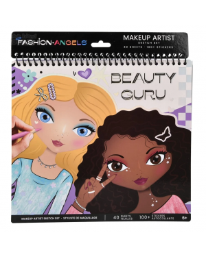 Cuaderno para dibujar y diseñar rostros juguete niñas /os Fashion Angels