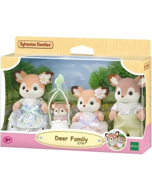 Sylvanian Families Familia De Ciervos Y Bebé