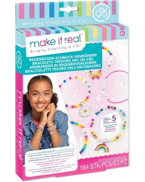 Set Para Armar Pulseras Rainbow Treasure Niñas Make It Real