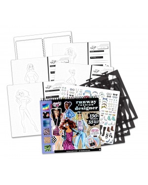 Cuaderno Para Diseñar Libreta Portafolio Con Stickers Niñas