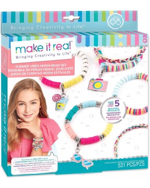 Set De Fabricacion Pulseras Juguete Cuenta Niña Make It Real