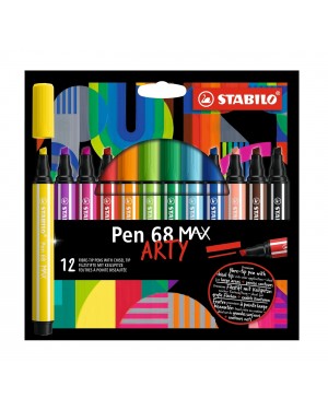 12 Colores Marcadores Rotulador Lapices Stabilo Pen 68 Max