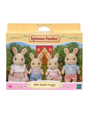 Milk Rabbit Family Conejos 5706 Sylvanian Families Juguete