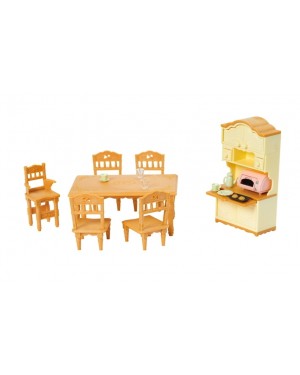 Sylvanian Families Dining Room Juego De Comedor 5340