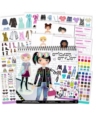 Cuaderno para diseñar stickers Fashion Angels