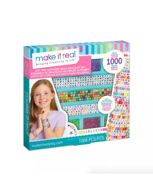 Set hacer Pulseras Alfabeto Niñas/os Make It Real 