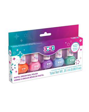 Set 5 Esmaltes De Uñas pastel Make It Real Niñas no tóxico