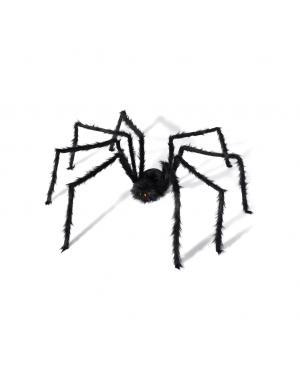 Araña Gigante Color Negro 150cm Decoracion Halloween Adorno