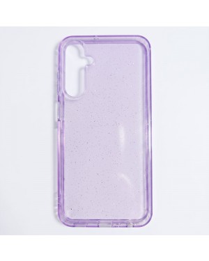 Carcasa Morada Brillo Galaxy A25 Antibacterial Mata 99% Bac