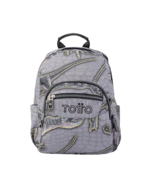 Mochila Escolar Pequeña Dinosaurio Niño Totto Karonte