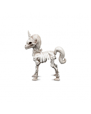 Esqueleto Unicornio 21x17cm Decoración Halloween F&m