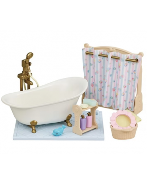 Set Juego De Baño Sylvanian Families Ternurines Juguete