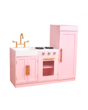 Cocina De Madera Rosada Juguete Niño/a Kidscool 