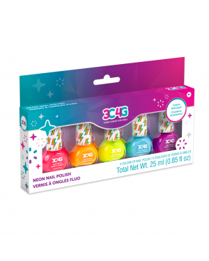 Set de 5 Esmaltes de uñas Neón Make It Real niñas