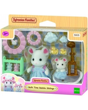 Sylvanian Familes Juego Baño Ratones Marshmallow Ternurines