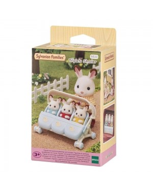 Triplets Stroller 5533 Sylvanian families Carrito de trillizos