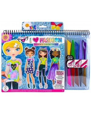 Set Cuaderno para dibujar diseños de moda Fashion Angels