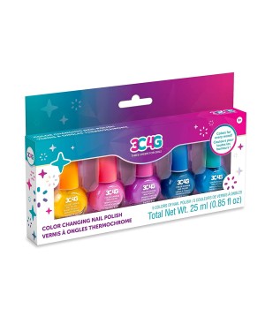 Set De 5 Colores esmalte De Uñas Niñas Make It Real