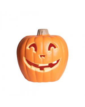 Calabaza Con Luz Led 48x50cm Decoración Halloween 