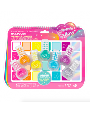 Set 7 Esmaltes de uñas Rainbow Make it real