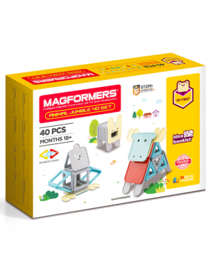 Bloques Magneticos Mini Animales 41 Piezas Juguete