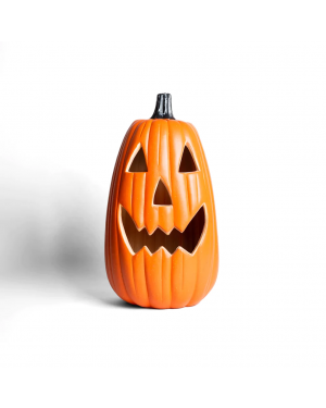 Adorno Calabaza Luz Led 50 X 30cm Halloween Deco 