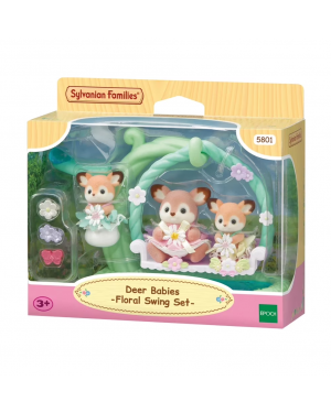 Sylvanian Families Ciervos Bebés En Columpio