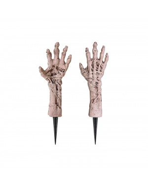 Adornos Estacas Brazos Zombies 47 Cm Decoración Halloween